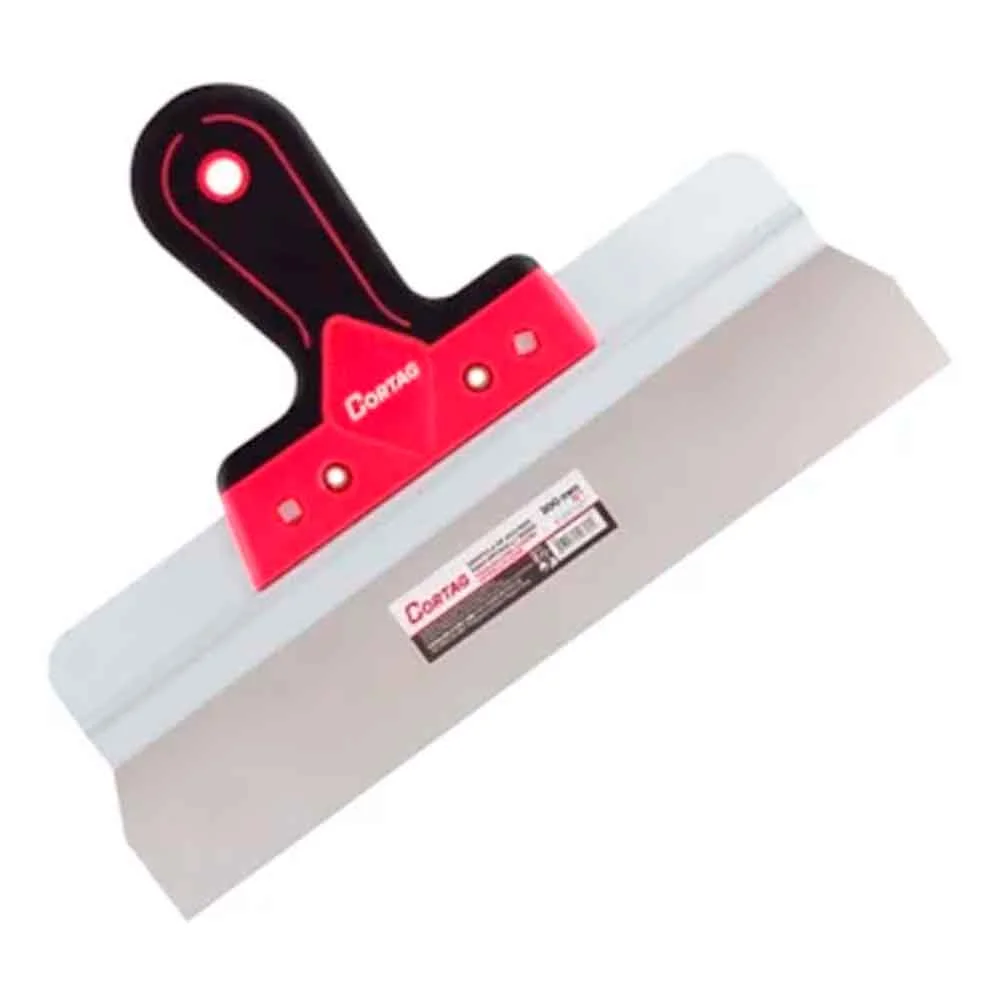 Espátula Aço Inox 300mm Para Drywall/Gesso Cortag